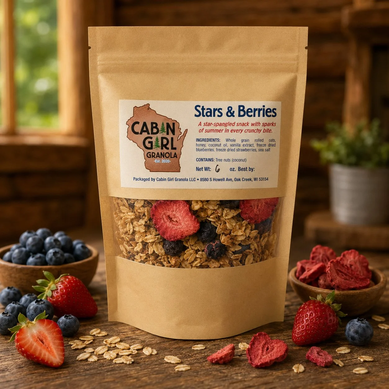 Stars & Berries Granola