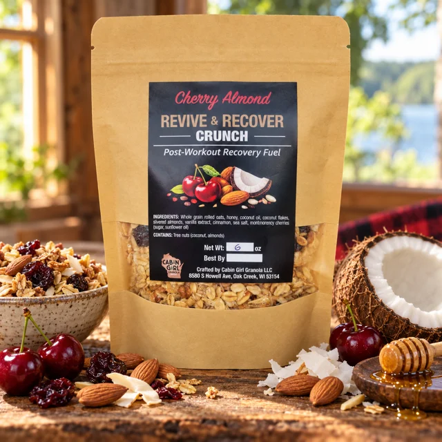 Cherry Almond Granola 🍒